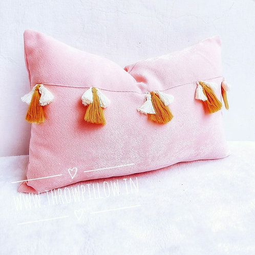 Blush Chelsa Rectangular Cushion Cover