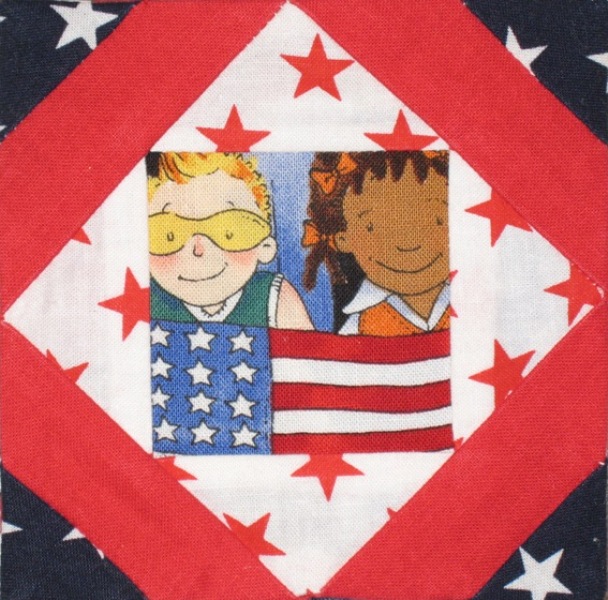 Patriotic Quilt - paper pieced