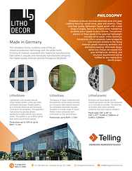 Image of Lithodecor sales sheet