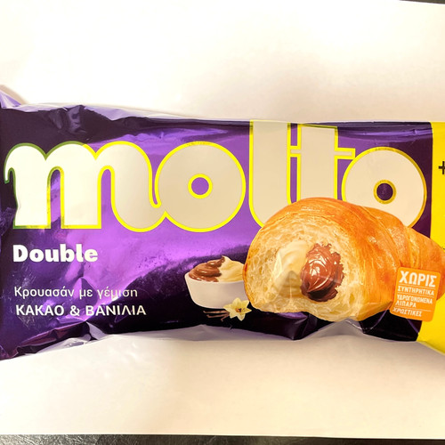 Molto Croissant Double Cocoa & Vanilla 98gr Demos Continental