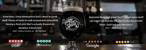 Craft Beer And Food Port Jervis Fox N Hare Brewing Co