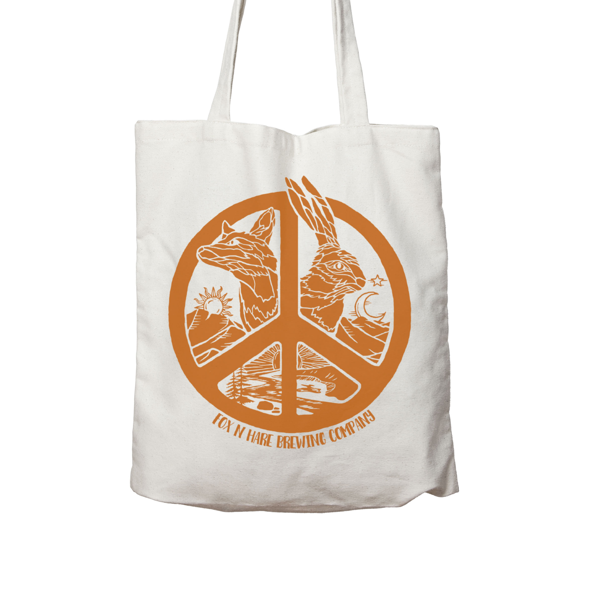 Peace Symbol Tote Bag