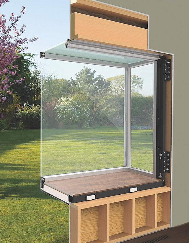 diagram of window install
