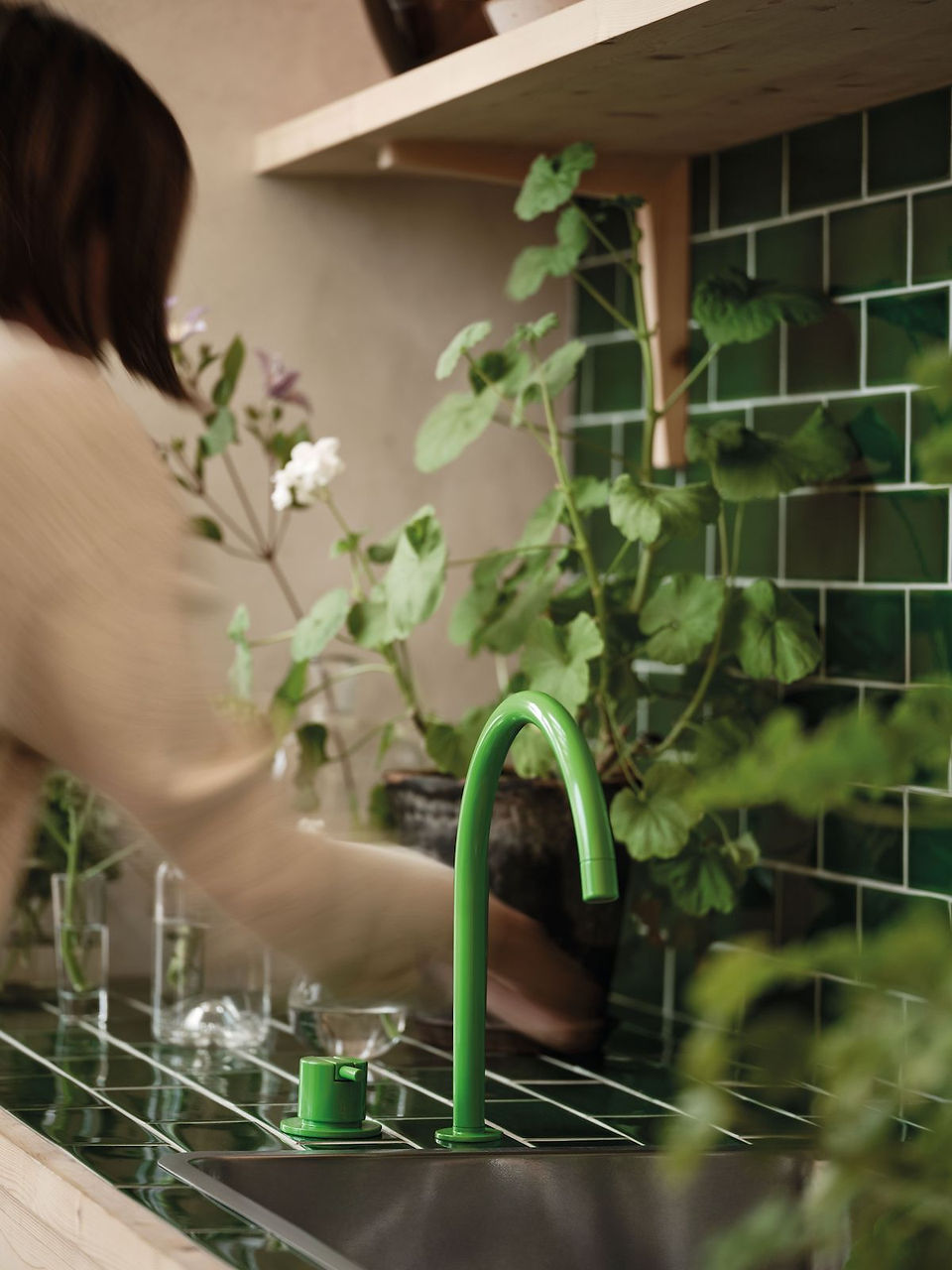 Can't -miss things to see at IDS VOLA green kitchen faucet