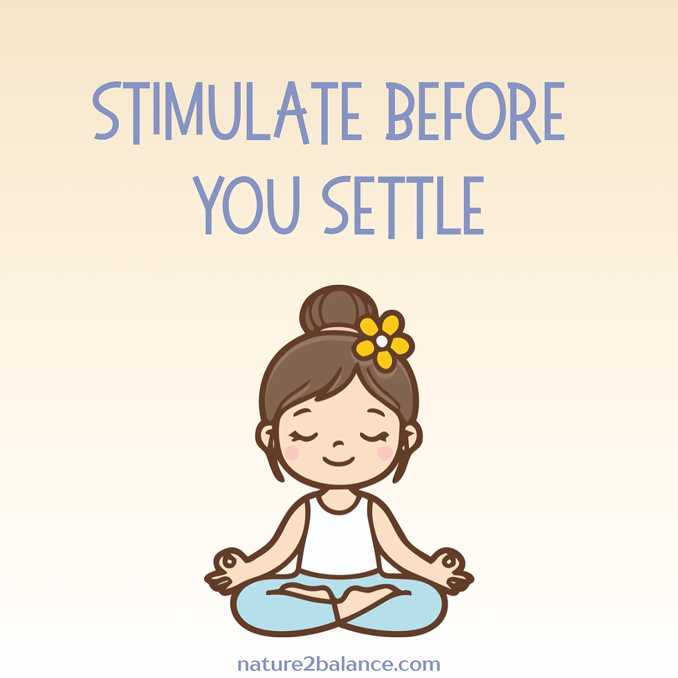 Girl meditating after exercise