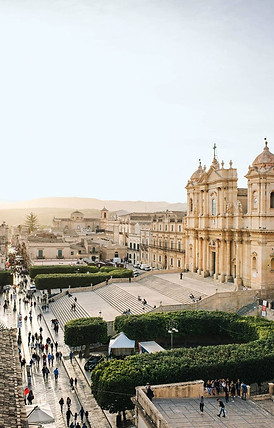 Vista dall'altro di Noto