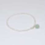 Seafoam Drift jadeite bracelet in recycled sterling silver, UK hallmarked - Ayana Jade