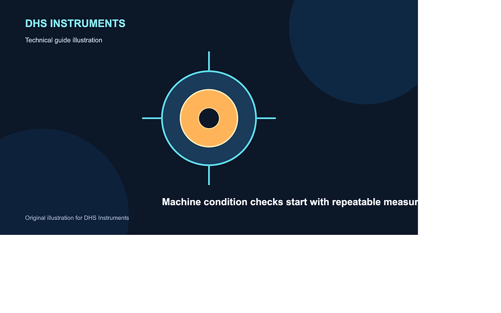 Vibration meter concept for industrial machine condition monitoring