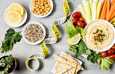 top-view-hummus-with-assortment-vegetabl