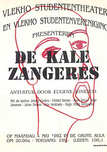 1992 De kale zangeres - Affiche.jpg