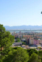 Ausblick auf Cagliari