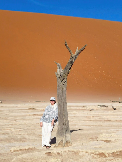 Deadvlei Tonpfanne in der Namib Wüste