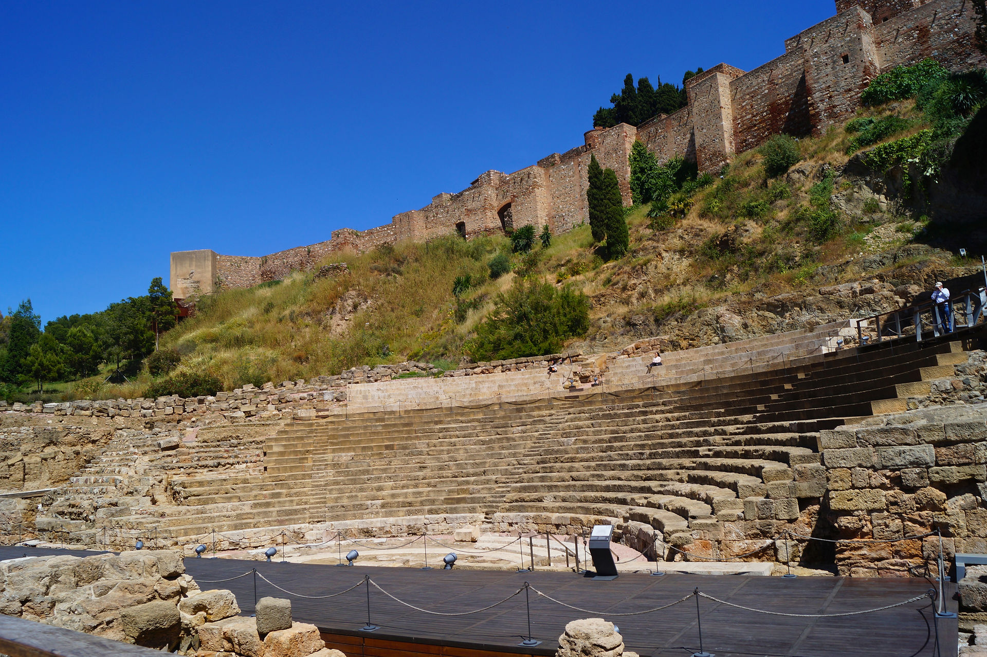 Antikes Theater und Alhambra, Granada