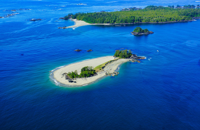 Vanvouver Island - Tofino Flug über die Inselwelt