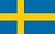 The flag of Sweden