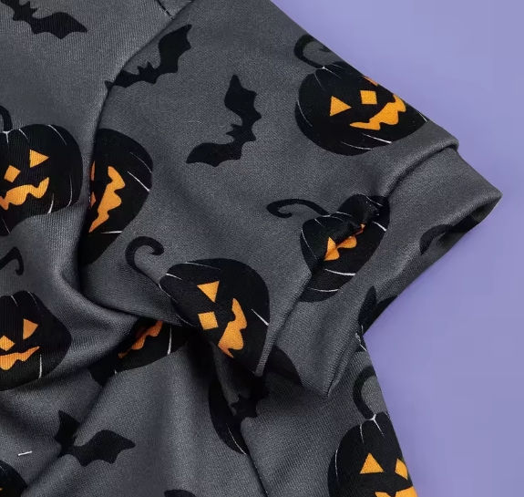 Thumbnail: Halloween Dog Grey Hoodie