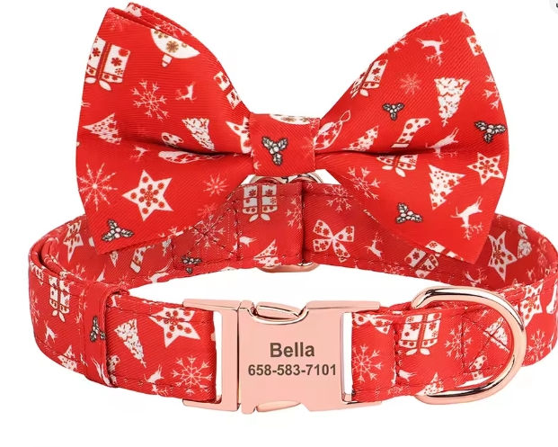 Thumbnail: Christmas Dog Collar