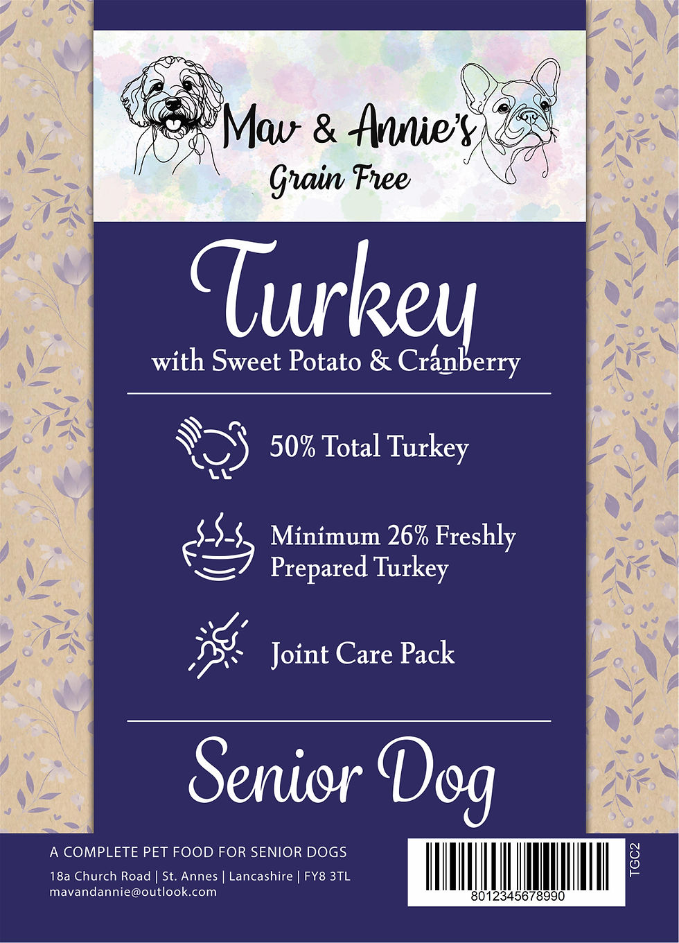 Thumbnail: Adult Senior Turkey Grain Free