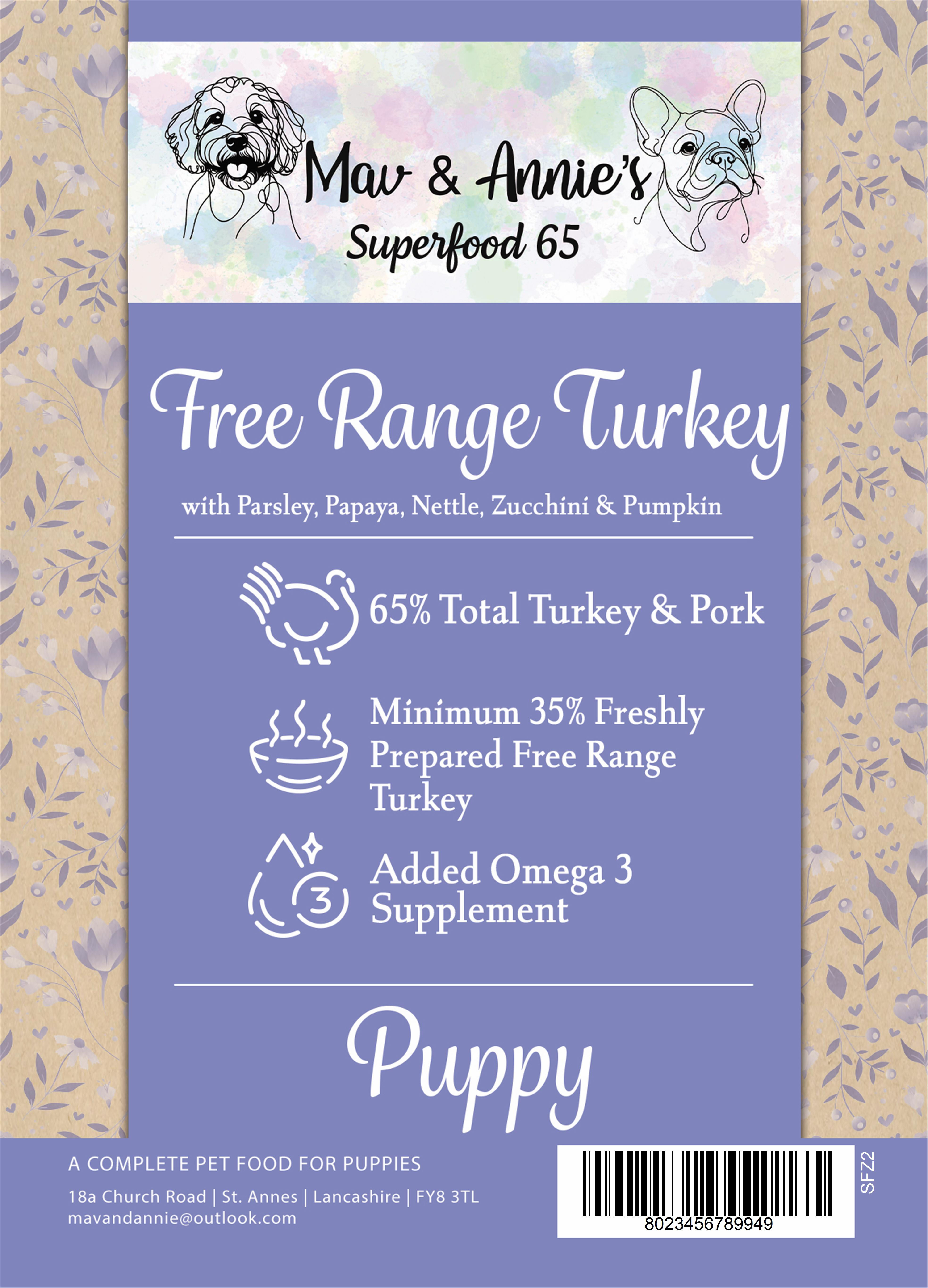 Free Range Superfoods for Puppies