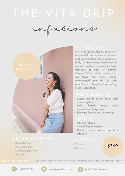 Intravenous Vitamin Therapy NSW IV Drips Sydney