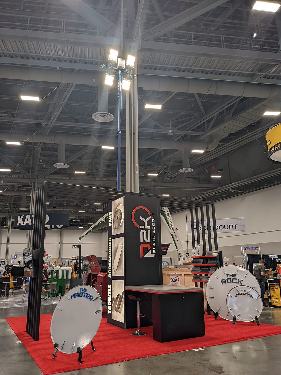 Kiosque au World of Concrete