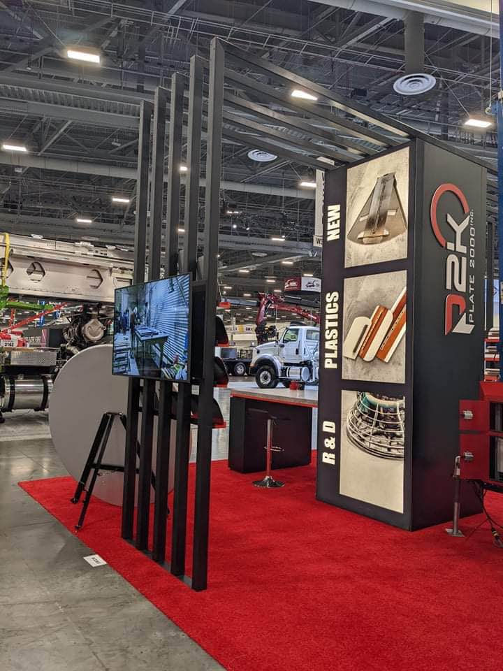 Kiosque au World of Concrete
