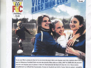 Recrutons joueuses