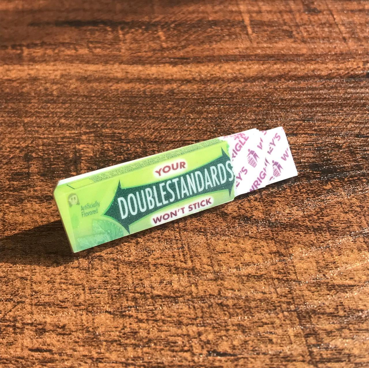 Double Standards Pin