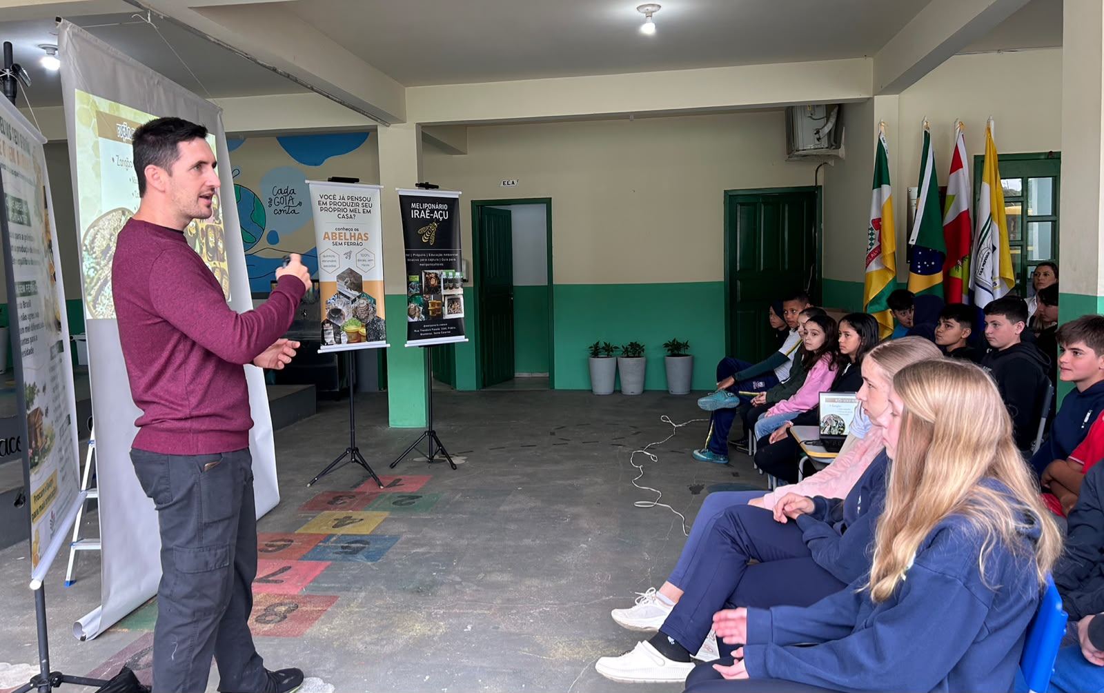 Atividade de educação ambiental publicada no jornal