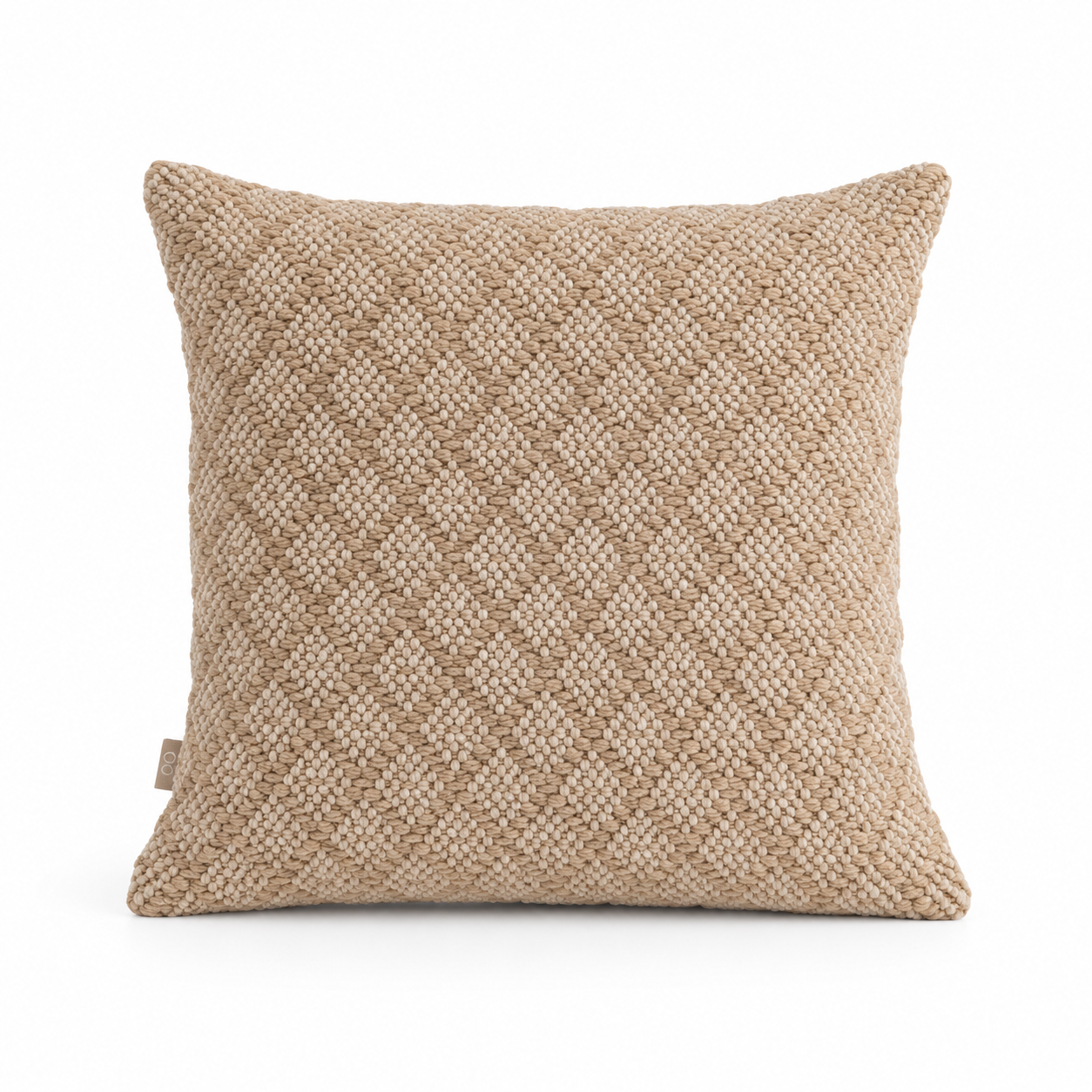 Kussen Jute Beige Vierkant