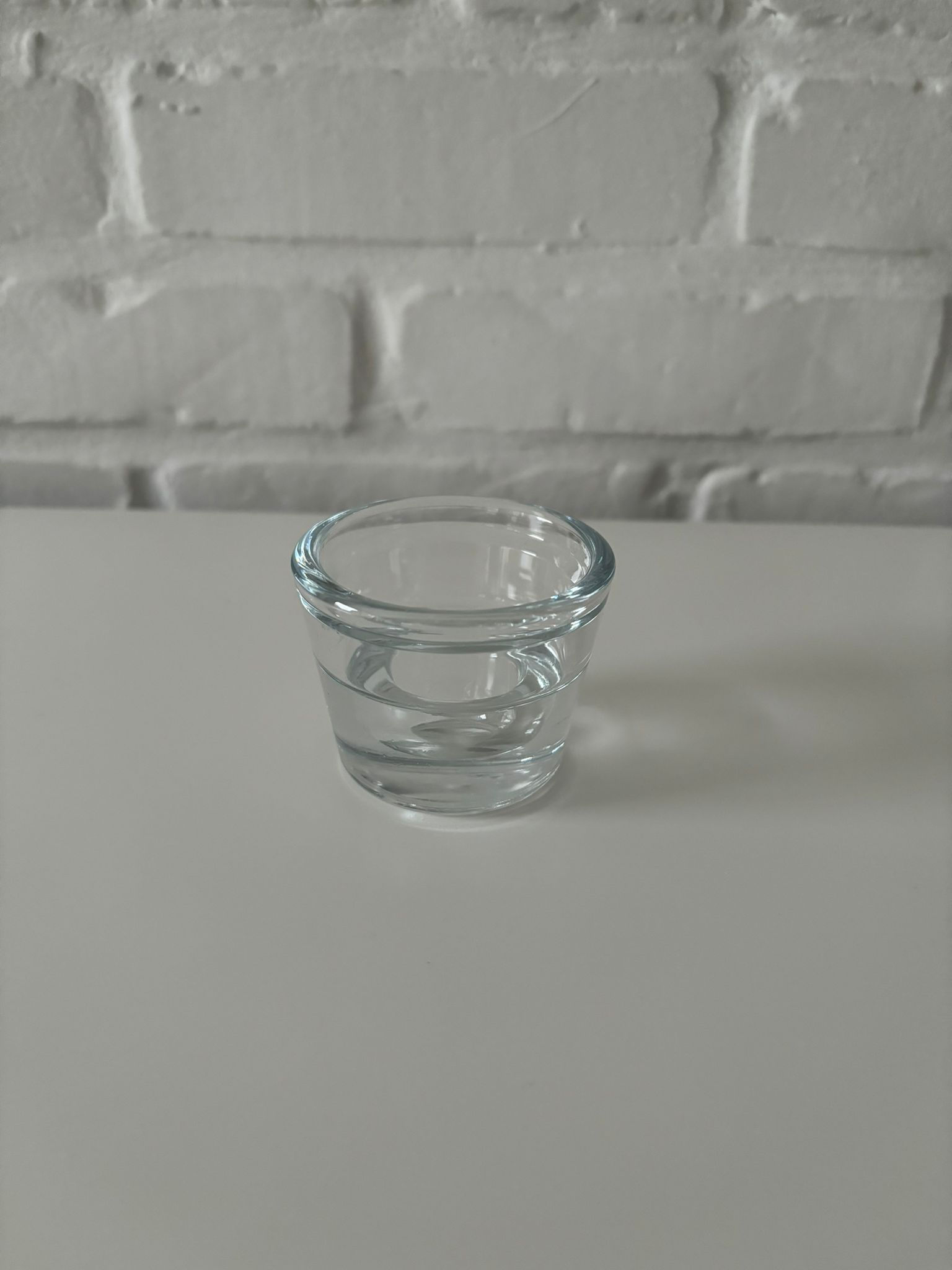 Glazen diner- & theelichthouder