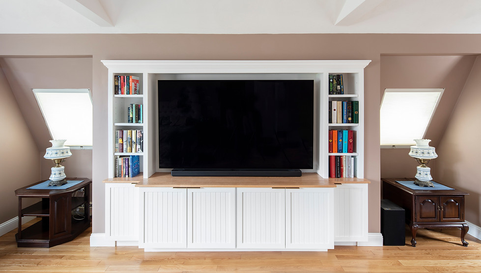 Overview shot of custom media built-in