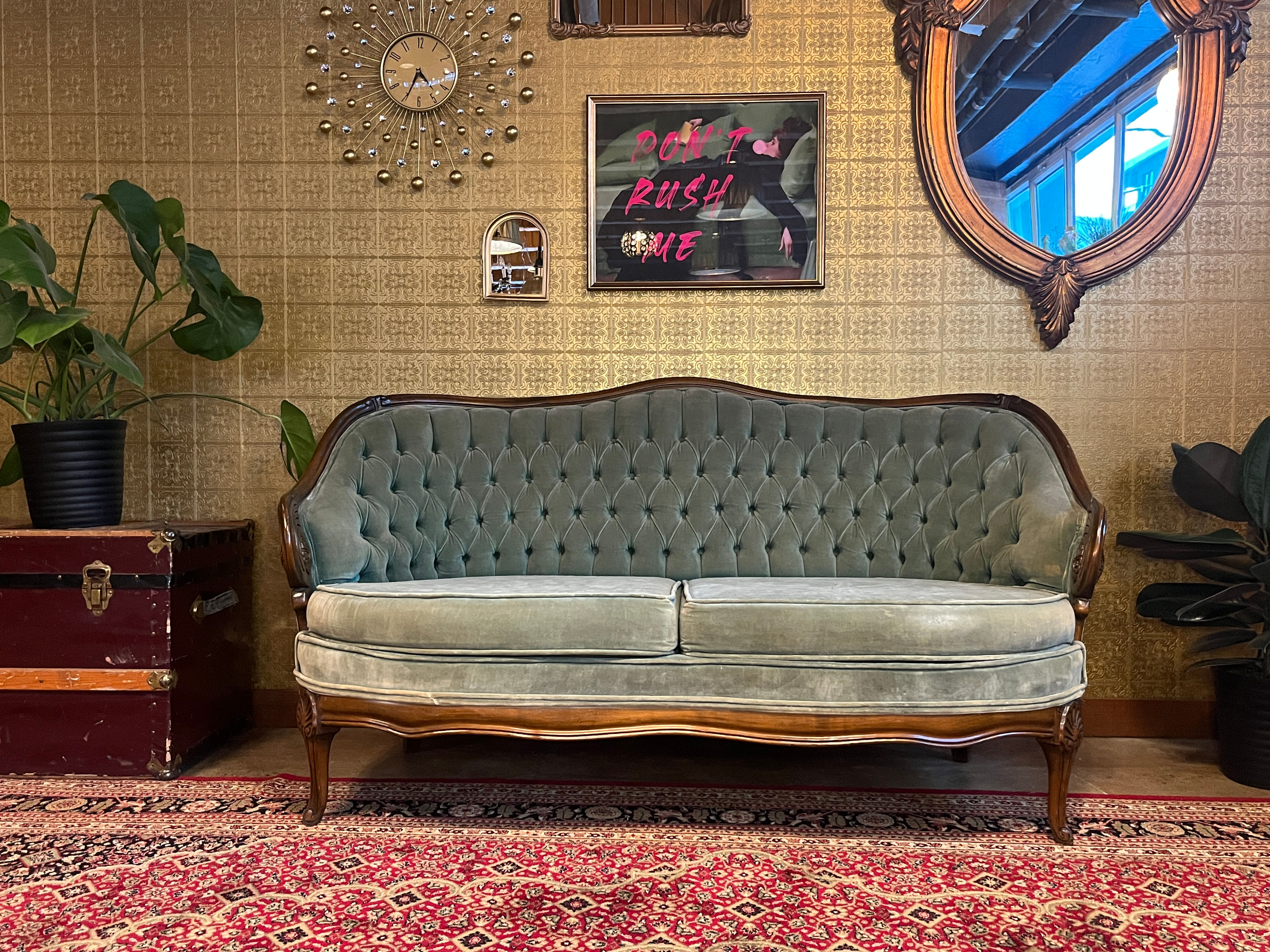 Sofa 2 places vert pomme