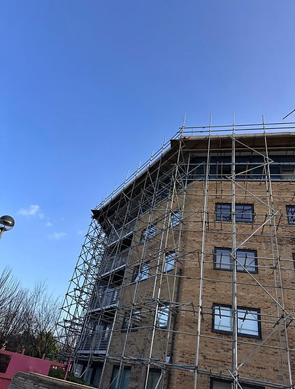 Large domestic scaffold