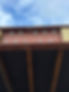 Red steel beam
