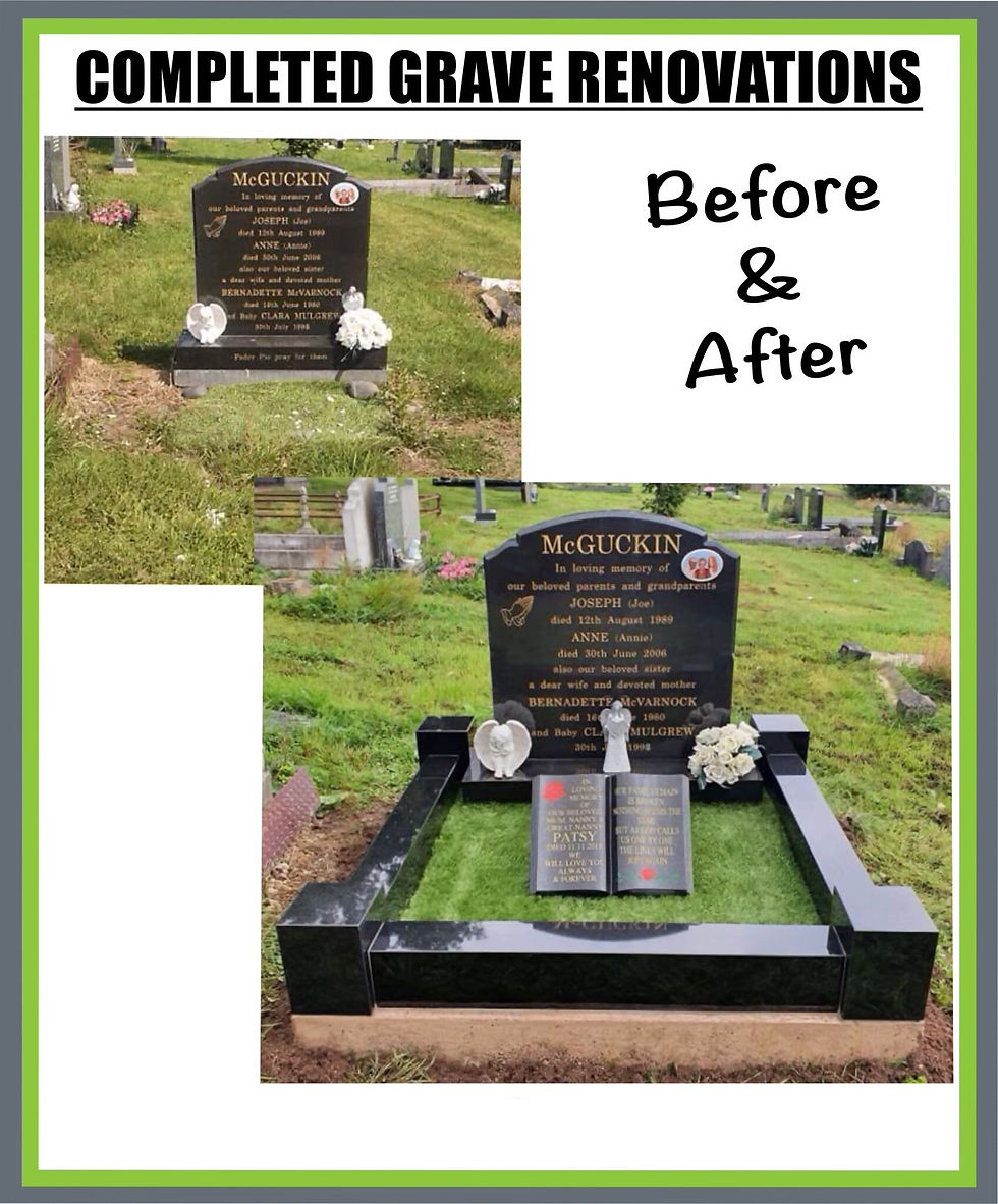 Complete grave restoration project 11
