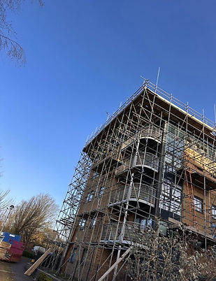Commercial scaffold job