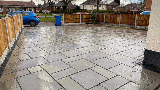 Large patio