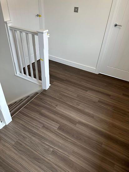 Dark laminate floor