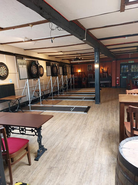 dart boards in the function room