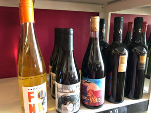 Bottles of red wine