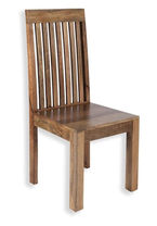 Large wood chair