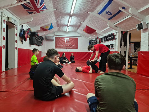 Class sitting for a lesson