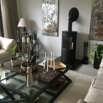 Stand alone wood burner