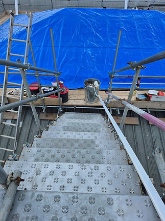 Scaffolding stairs