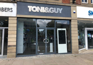 A commercial large door