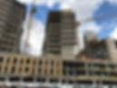 Large construction project in a City