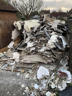 Pile of rubbish to be removed
