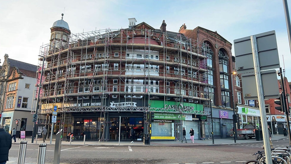 Large business scaffolding