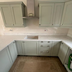 New kitchen worktop surround